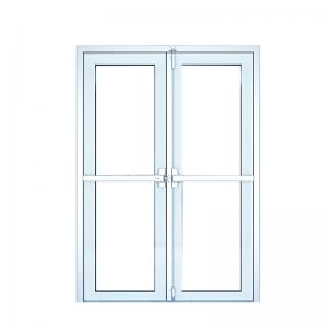 Glass Interior Double Clean Door for  Medical / Public Facilities