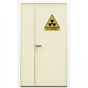 unequal double lead door for hospital / medical  / lab / cleanroom project